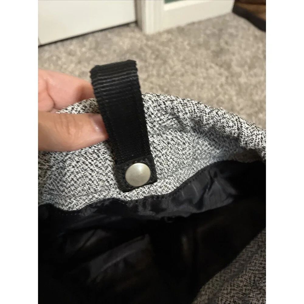 Loctote The Original Flak Sack Gray Drawstring Backpack Bag Loc Tote Anti-Theft